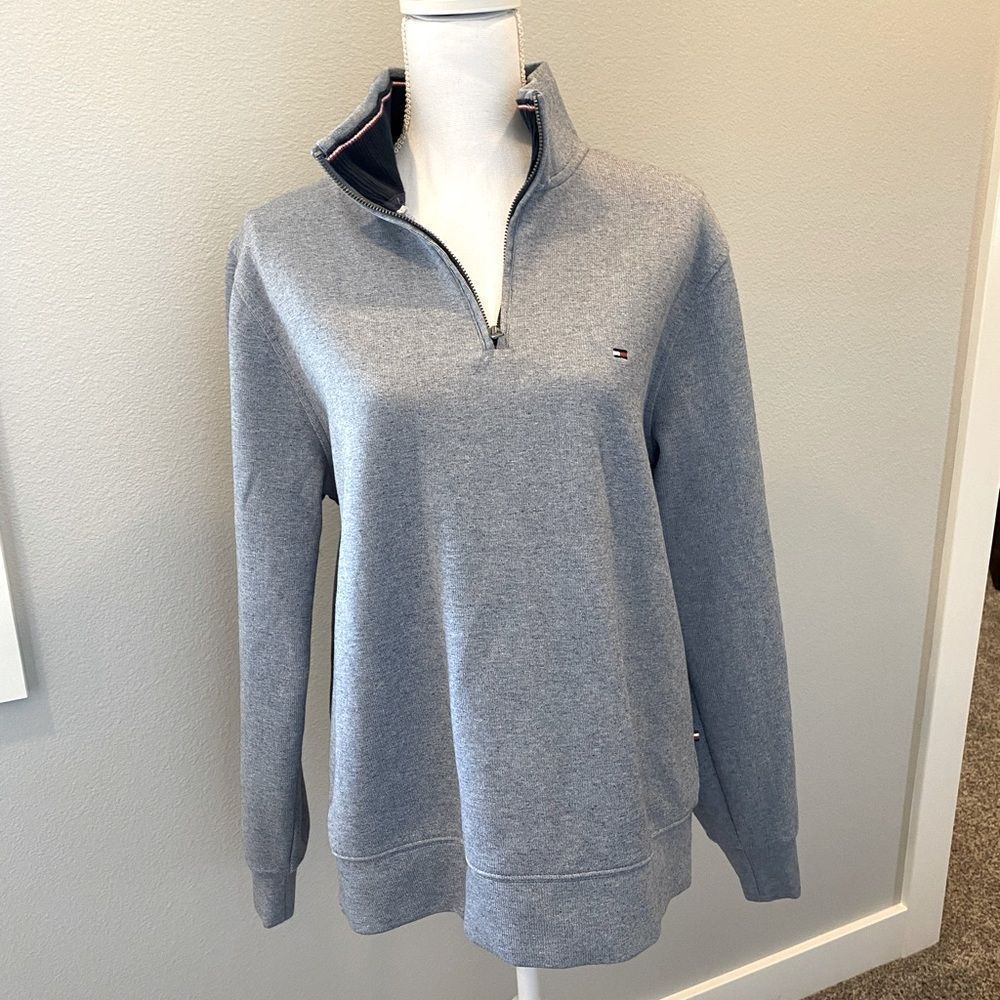 Mens Quarter Zip Tommy Hilfiger Pullover